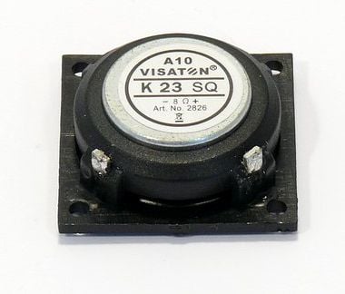 Visaton K 23 SQ, Full rekkevidde, 0,5 W, Rektangulær, 1 W, 8 O, 30 - 19000 Hz