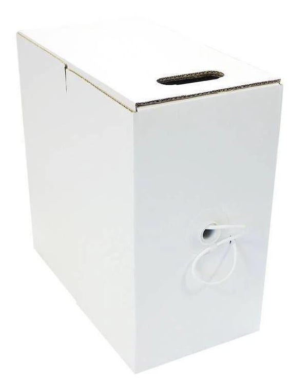 MicroConnect - Samlet kabel - 305 m - 5.7 mm - foliebelagt uskjermet tvinnet kabelpar (F/UTP) - CAT 5e - solid - grå