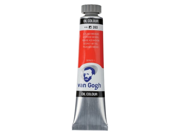 Van Gogh oljefärg tub Azo Red Medium 393