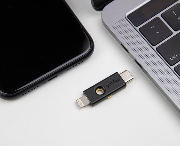Yubico YubiKey 5Ci - USB-C/lyhyt turva-avain - Yubico YubiKey 5Ci - USB-C/lyhyt turva-avain