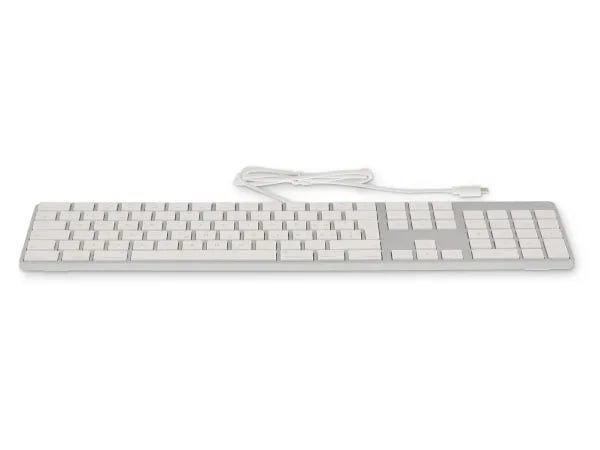 LMP 22293, Täysikokoinen (100 %), Langallinen, USB, QWERTY, Hopea