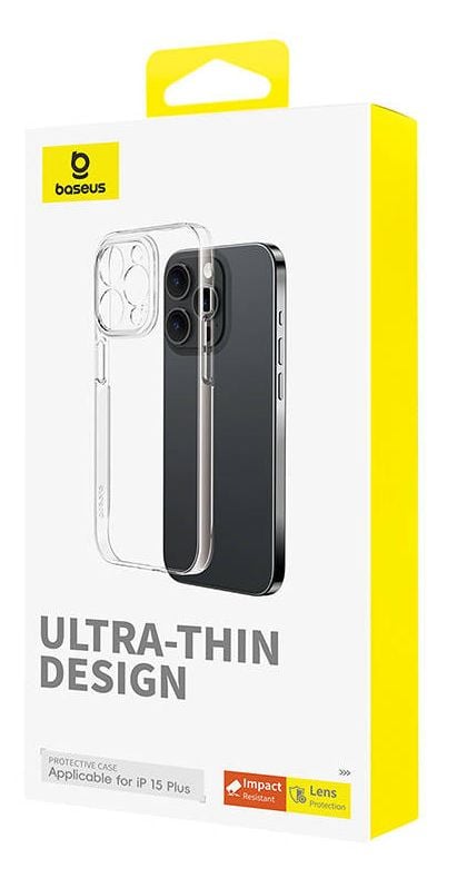 Baseus OS-Lucent, Mobilskal, Apple, iPhone 15 Plus, 17 cm (6.7"), Transparent