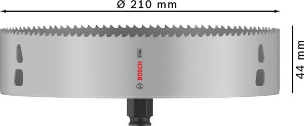 Bosch PRO Multi Material PC Plus, Yksi, Pora, Kipsilevy, Metalli, Kirjometalli, Muovi, Pehmeä puu, musta, Harmaa, Kobolttiteräs, Pikateräs-koboltti...