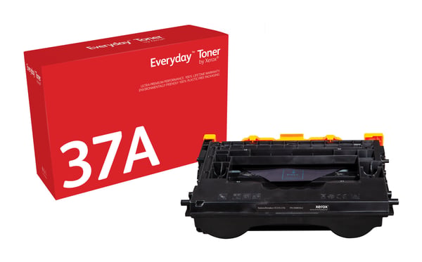 EverydayTM Mustavalko Toner by compatible with HP 37A (CF237A), Standard capacity, 11000 sivua, Musta, 1 kpl