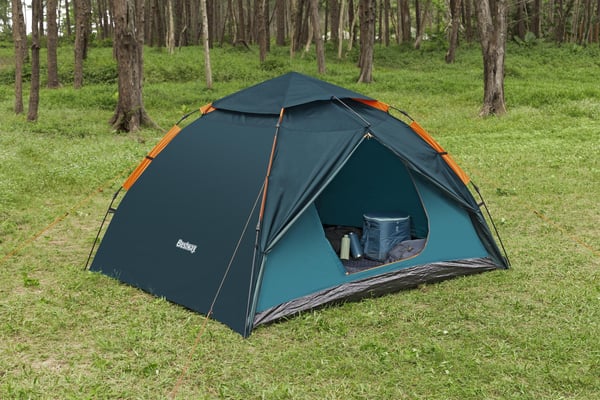 Bestway 68142, Camping, Hård ramme, Kupel/Igloo telt, 4 person(er), 4,81 kg, Grøn, Orange