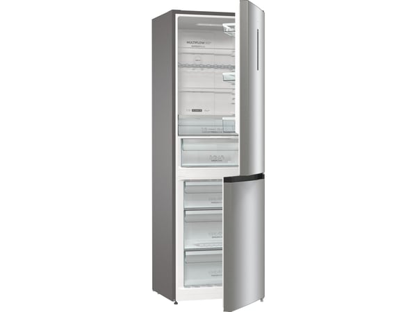 Gorenje NRK6192AXL4 kyl- och frysskåp 300 L, energiklass E, 60 cm, metallgrå