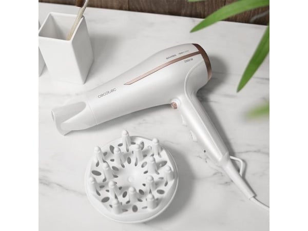 Cecotec Bamba IoniCare 5200 Aura -hiustenkuivaaja 2300 W, valkoinen