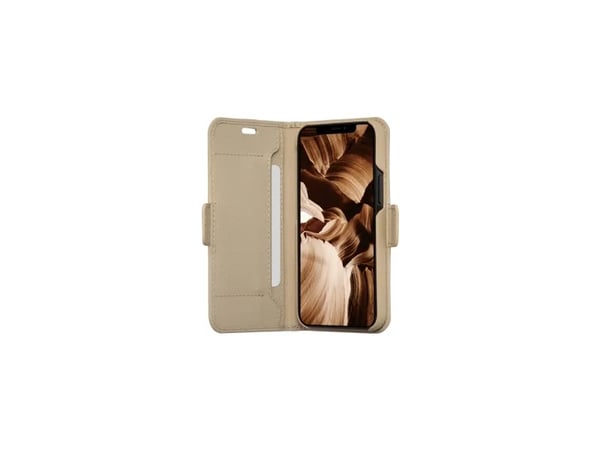 dbramante1928 Milano, Lompakkokotelo, Apple, iPhone 12 mini, 13,8 cm (5.42"), Hiekka