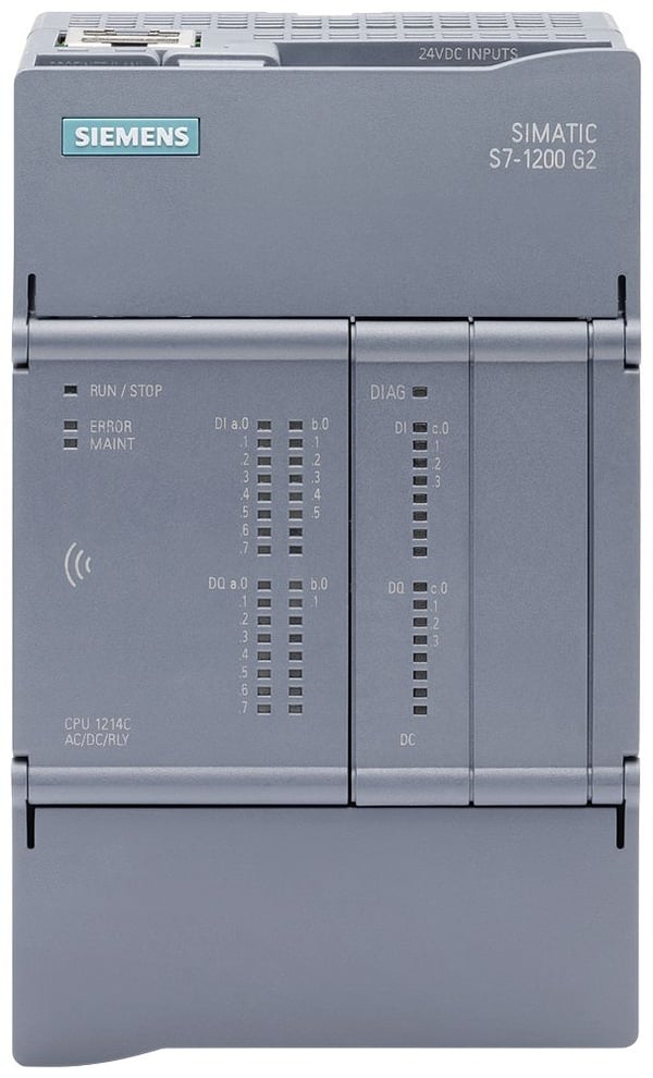 Siemens SIMATIC 6ES7214-1BH50-0XB0S7-1200 G2 CPU 1214C AC/DC/Relay 14DI (6ES72141BH500XB0)