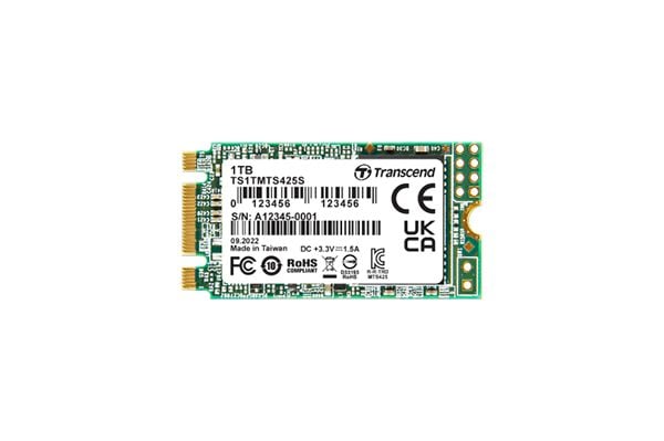 Transcend MTS425S - SSD - 1 TB - intern - M.2 2242 - SATA 6Gb/s
