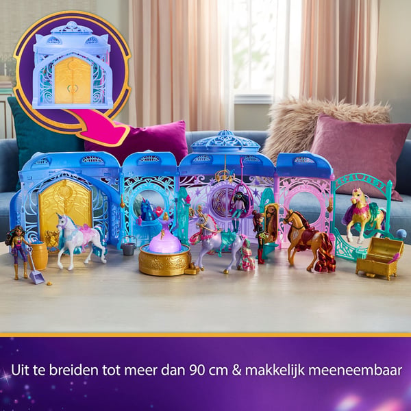 Spin Master Unicorn Academy stalllekset med Wildstar, ljus och ljud