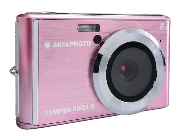 AgfaPhoto Compact DC5200, 21 MP, 5616 x 3744 pikseliä, CMOS, HD, Vaaleanpunainen