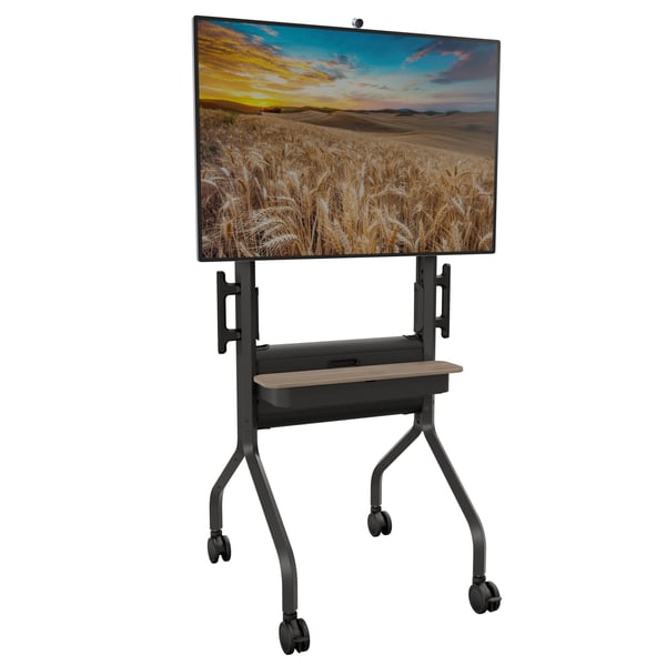 Chief Voyager Height Adjustable AV TV Cart - For LCD Displays 50-70" - Black - Vagn - för platt panel/videokonferenssystem - svart - skärmstorlek: ...