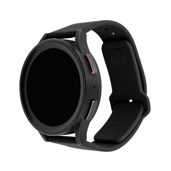 FIXED - Klokkestropp for smart armbåndsur - silicone, quick release, 20 mm - 160-235 mm - svart - for Amazfit GTS 4; Garmin epix Pro; Venu Sq 2; Ni...