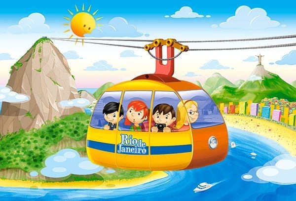 Castorland TRAVEL THE WORLD, 8 styck, Fordon, 4 År