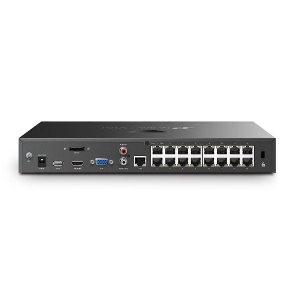 TP-Link VIGI NVR2016H-16MP, 16 kanaler, 3840 x 2160 pixlar, 16 kanaler, 720p, 1080p, HDMI Output Resolution: 1 Channel, Resolution: 1280x720/60Hz, ...