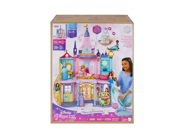 Mattel leikkilinna 3-vuotiaille Disney Princess Magical Adventures