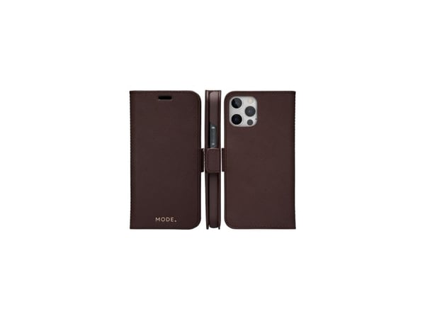 dbramante1928 Milano, Lompakkokotelo, Apple, iPhone 12/12 Pro, 15,5 cm (6.1"), Suklaa