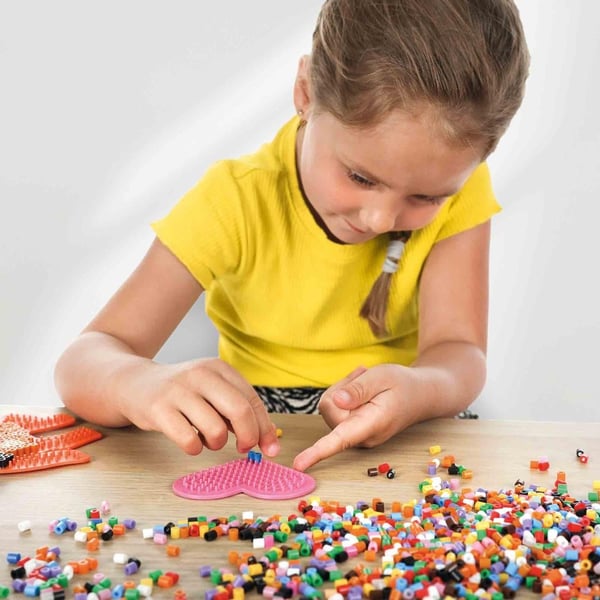 SES Creative Beedz Children''s packet of 3000 Mix Basic Iron-on Beads, Pärlor till pärlplattor, 3000 styck, Multifärg, Pojke/flicka, 5 År, 12 År