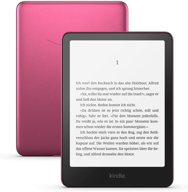 Amazon Kindle Paperwhite e-bokleser 7" Signature Edition 32 GB, rosa