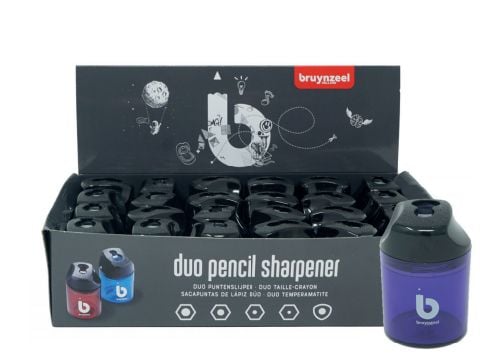 Bruynzeel blyantspisser duo barrel display | 24 stk