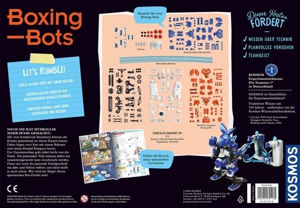 Kosmos Boxing Bots, Robotti, Tekniikka, 10 vuosi/vuosia
