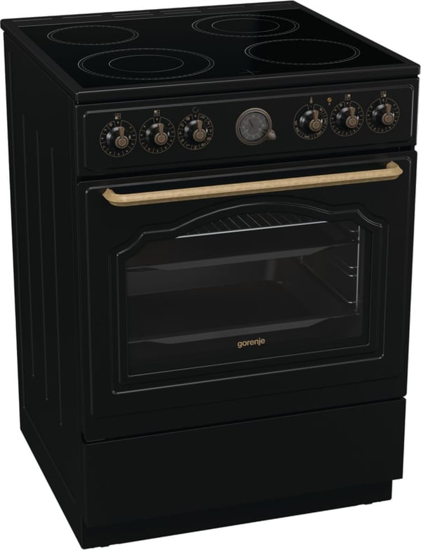 Gorenje Classic GECS6B71CLB Fristående spis - svart