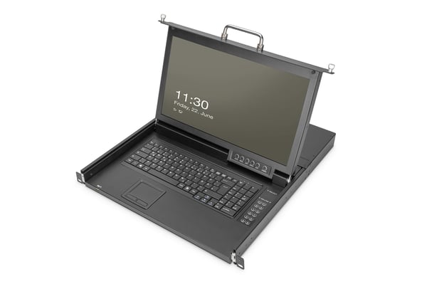 Digitus DS-72220-1US, 43,2 cm (17"), 1920 x 1080 pikseliä, 1000:1, 16:9, TFT, 16,78 miljoonaa väriä