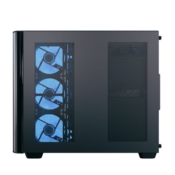 Aerocool P500C, Midi Tower, PC, Sort, ATX, Micro ATX, Mini-ITX, SPCC, Herdet glass, Spilling