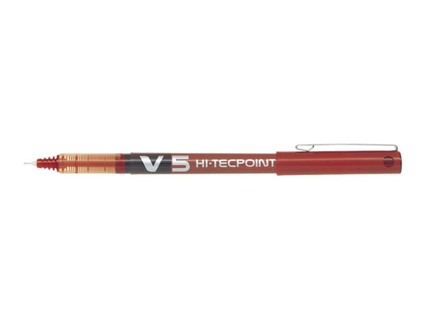 Pilot Hi-Tecpoint V5 - Rulleballpenn - blå - 0.5 mm - ekstra fin