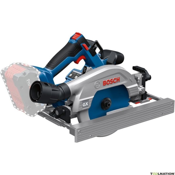 Bosch cordless portable circular saw GKS 18V-57-2 GX Professional solo, 18Volt (blue/black, without battery and charger) - SOLO