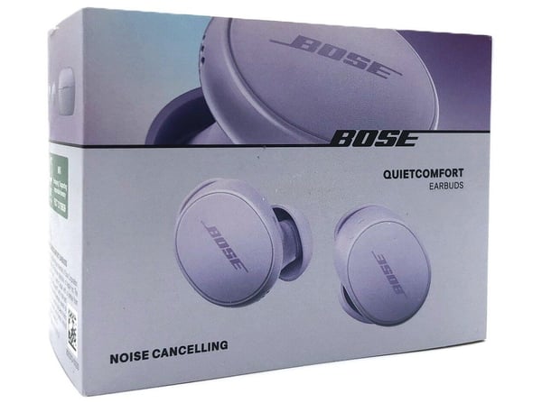 Bose QuietComfort - True wireless-hodetelefoner med mikrofon - i øret - Bluetooth - aktiv støydemping - kjølt lilla