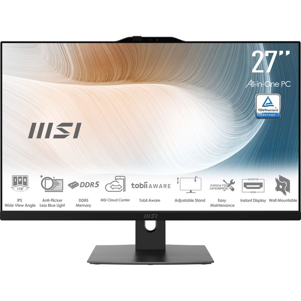 MSI Modern AM242P 1M-1871AT, 60,5 cm (23.8"), Full HD, Intel Core 3, 16 GB, 256 GB, Windows 11 Pro