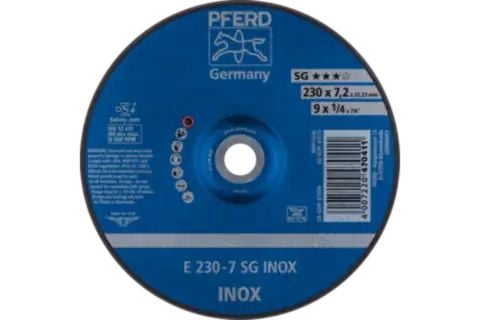 PFERD E 230-7 SG INOX, Metalli, 6600 RPM, 23 cm, 7,2 mm, 10 kpl