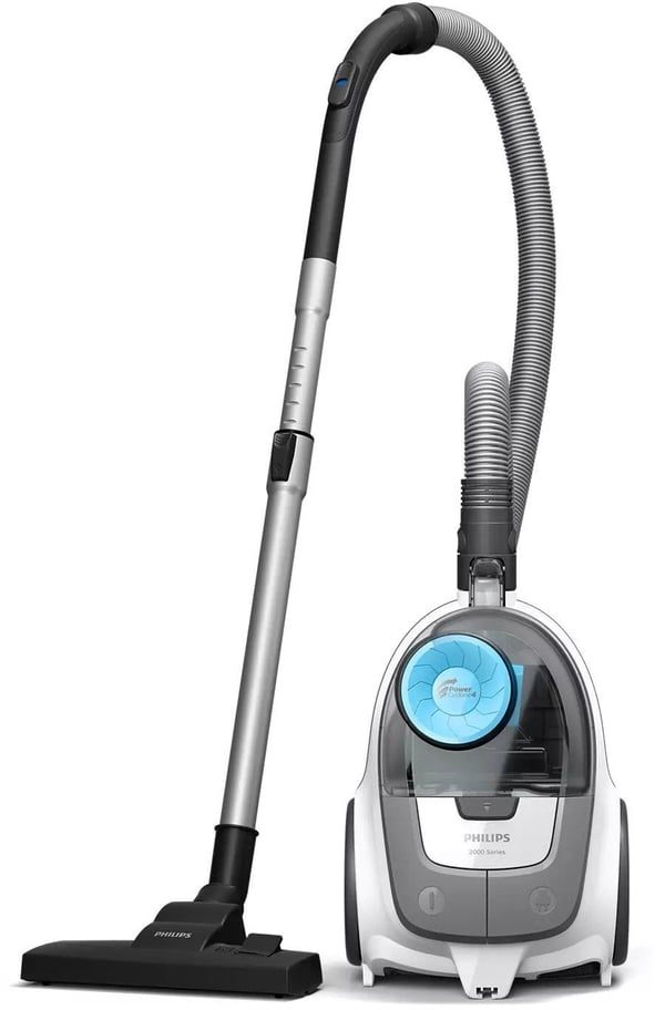 Philips 2000-serien XB2122 poseløs støvsuger – 850 W – arktisk hvit og himmelblå