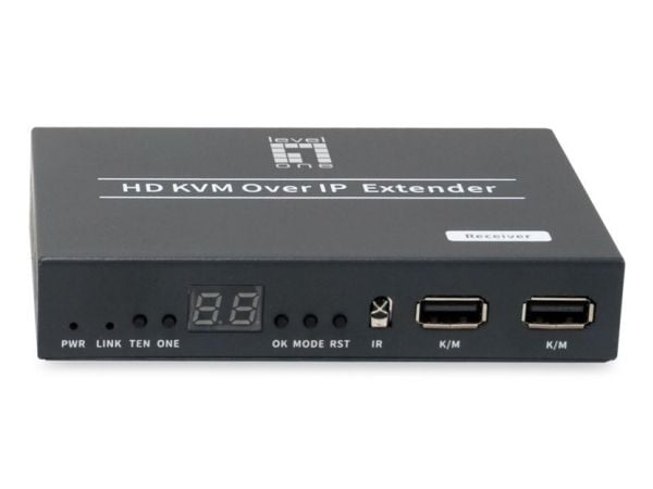 LevelOne HVE-6701R HDMI-videoväggöverförare med IP PoE-sändare (HVE-6701R)