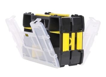 Stanley STST1-71197, Förvaringslåda för smådelar, Plast, Polypropylen, Svart, Vit, Gul, 3 l, 2,5 kg, 293 mm