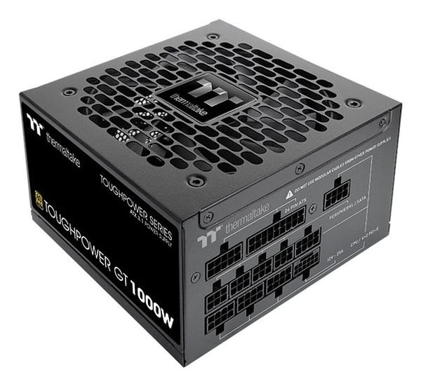 Virtalähde Thermaltake Toughpower GT 1000W ATX3.1/GEN5 80+G BK vähittäiskauppa