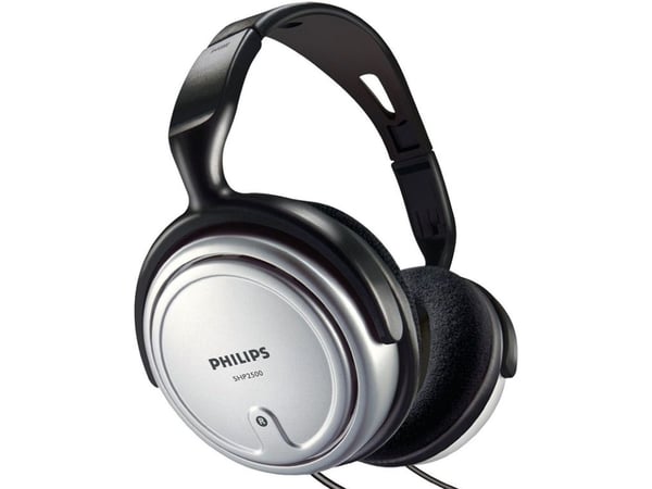 Philips SHP2500 - Hodetelefoner - full størrelse - kablet - 3,5 mm jakk, 6,35 mm jakk