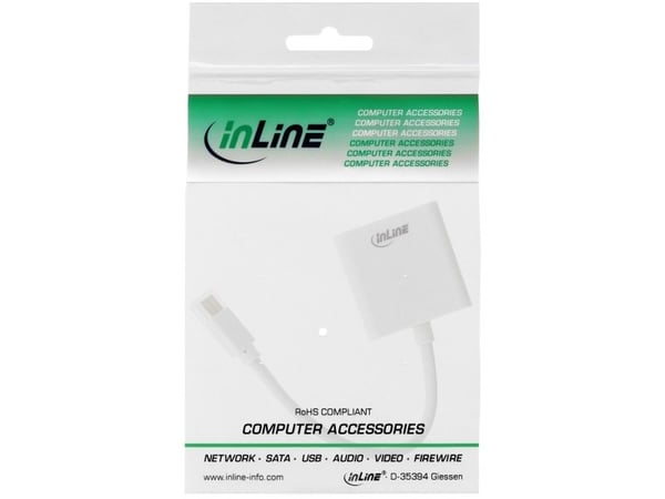InLine 17194K, 0,15 m, Mini DisplayPort, DVI-D, Hankoppling, Honkoppling, 1080p