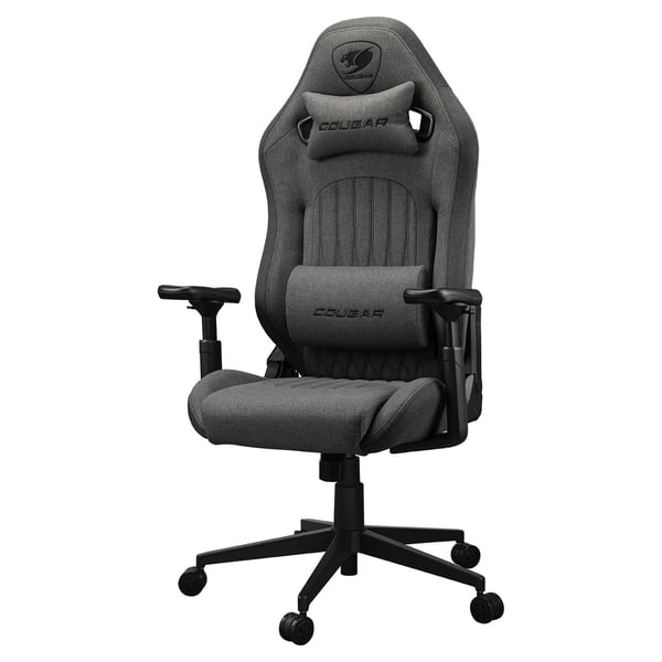 COUGAR CGR-EPF-ROG, Universal gaming-stol, 120 kg, Svart/grått, Svart, Grå, Stoff