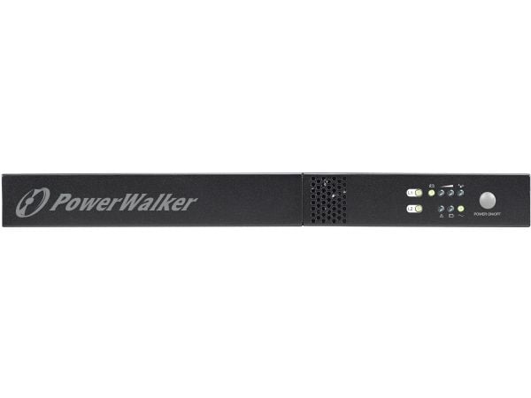 PowerWalker VFI 1000R/1U, Dobbeltkonvertering (Online), 1 kVA, 800 W, Sinus, 110 V, 300 V