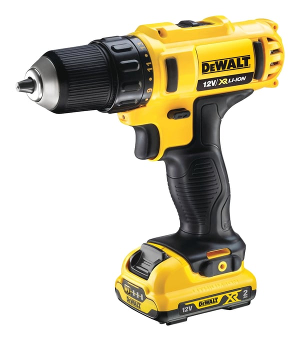 DeWALT DCD710D2-QW Sladdlös borr-/skruvdragare Li-Ion 12V 2.0Ah
