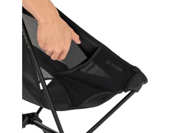 Helinox Chair One (RE), 145 kg, Retkituoli, 4 jalkoja, 1,02 kg, Alumiini, Nailon, Polyesteri, Kumi, Silikoni, musta