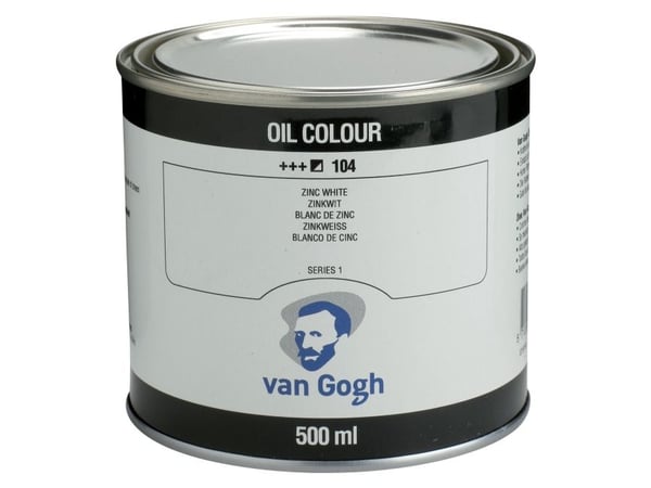 Van Gogh oljemaling boks Sinkhvit (safflorolje) 104