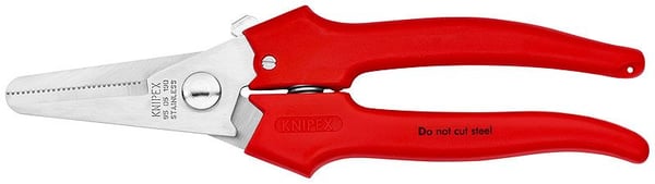 Knipex 95 05 190, Ruostumaton teräs, Muovi, Punainen, 52 mm, 190 mm, 1,5 cm