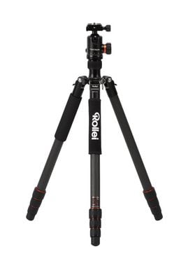 Rollei C6i Carbon kolmijalka, 12 kg, enimmäiskorkeus 171,5 cm, musta