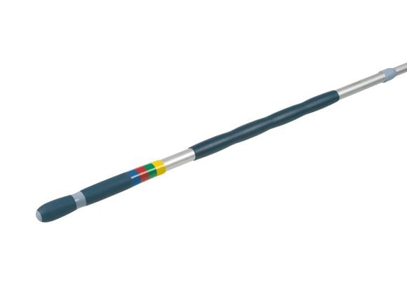 Teleskophandtag med klick, Vileda Vario, Ø2,2 cm, blå, aluminium/plast, 100-180 cm