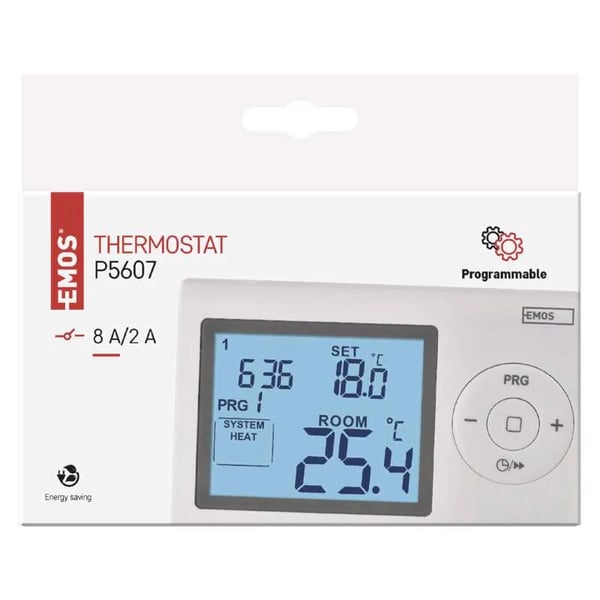 Emos P5607, Room, Hvit, AA, 1,5 V, 230 V, 5 - 35 °C