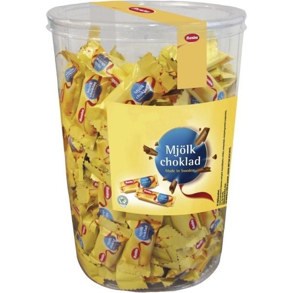 Chokolade Marabou Mini 10g - 2kg i plastcylinder